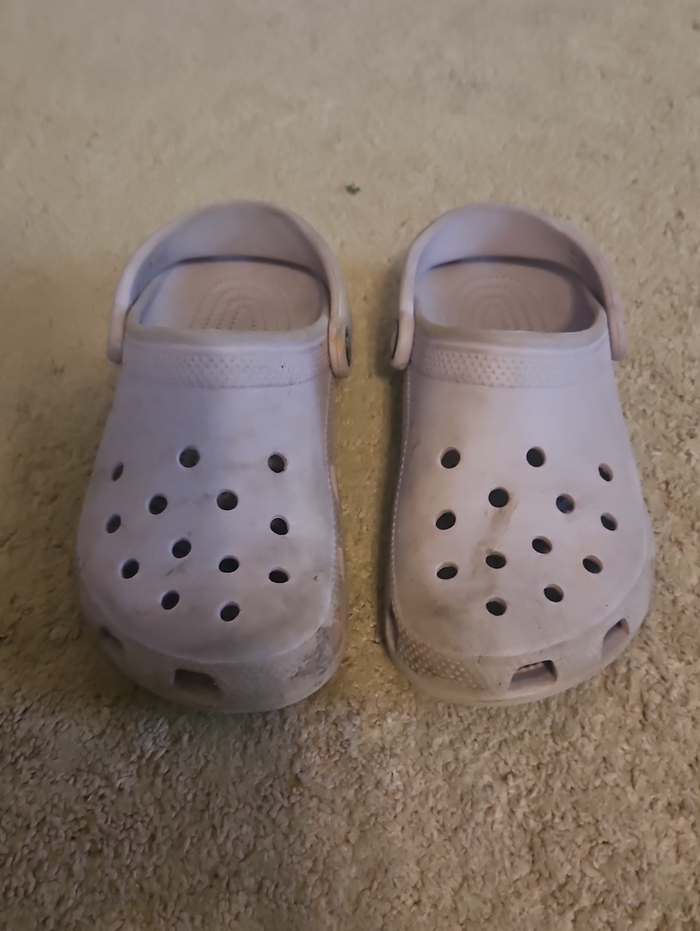 Kids CROCS SLIP ON SHOES Size J4 LAVENDAR PURPLE